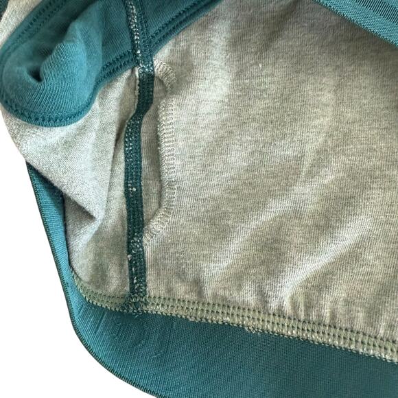 TomboyX Scoop Super Soft Cotton Racerback Bra Pine Green - Size Medium - Picture 5 of 6